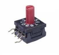 NKK Switches-FR01-KR10H-ST Drehschalter Switch Rotary, PC Pins