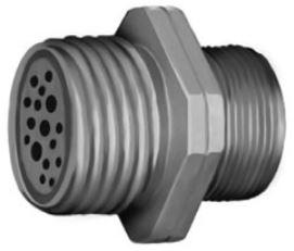 Amphenol-10-109824-28P Steckverbinder, rund Conn Circular PIN 24 POS Solder RA Cable Mount 24 Terminal 1 Port