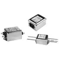 TE Connectivity-6VSK3 Filtri di alimentazione Power Line Filter RFI 50Hz/60Hz 6A 250VAC Wire Lead Flange Mount