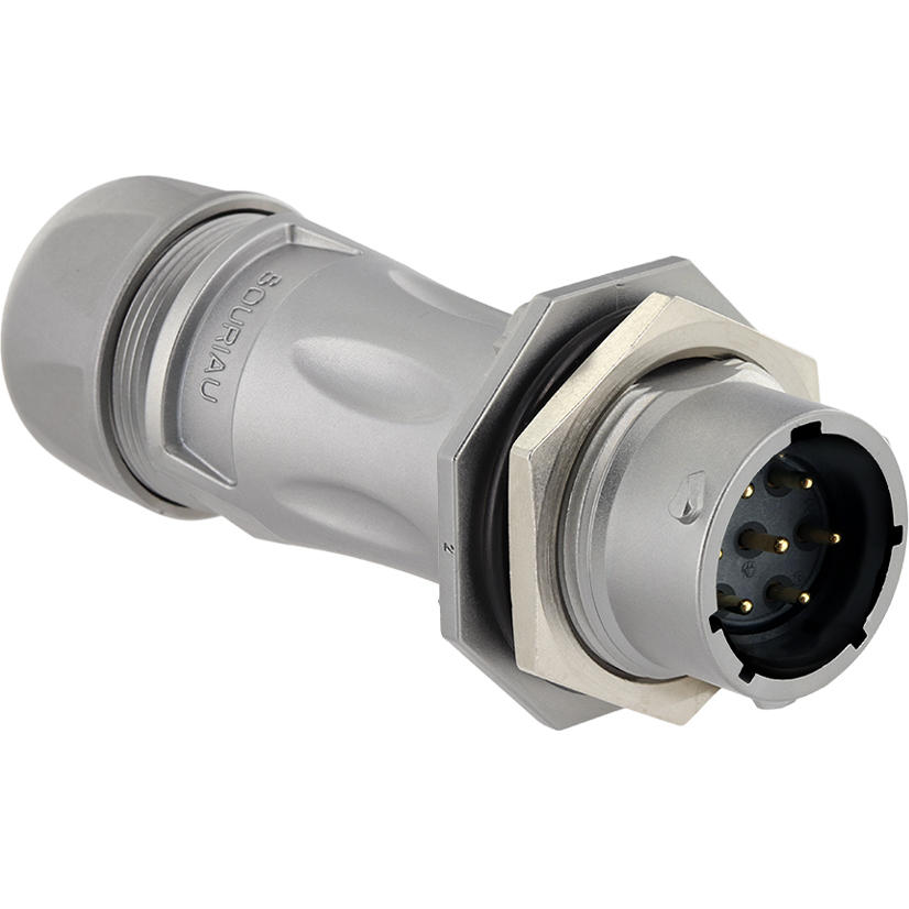 Eaton-UT0X7MS147S Steckverbinder, rund Conn Circular SKT 7 POS Crimp/Screw ST Jam Nut 7 Terminal 1 Port