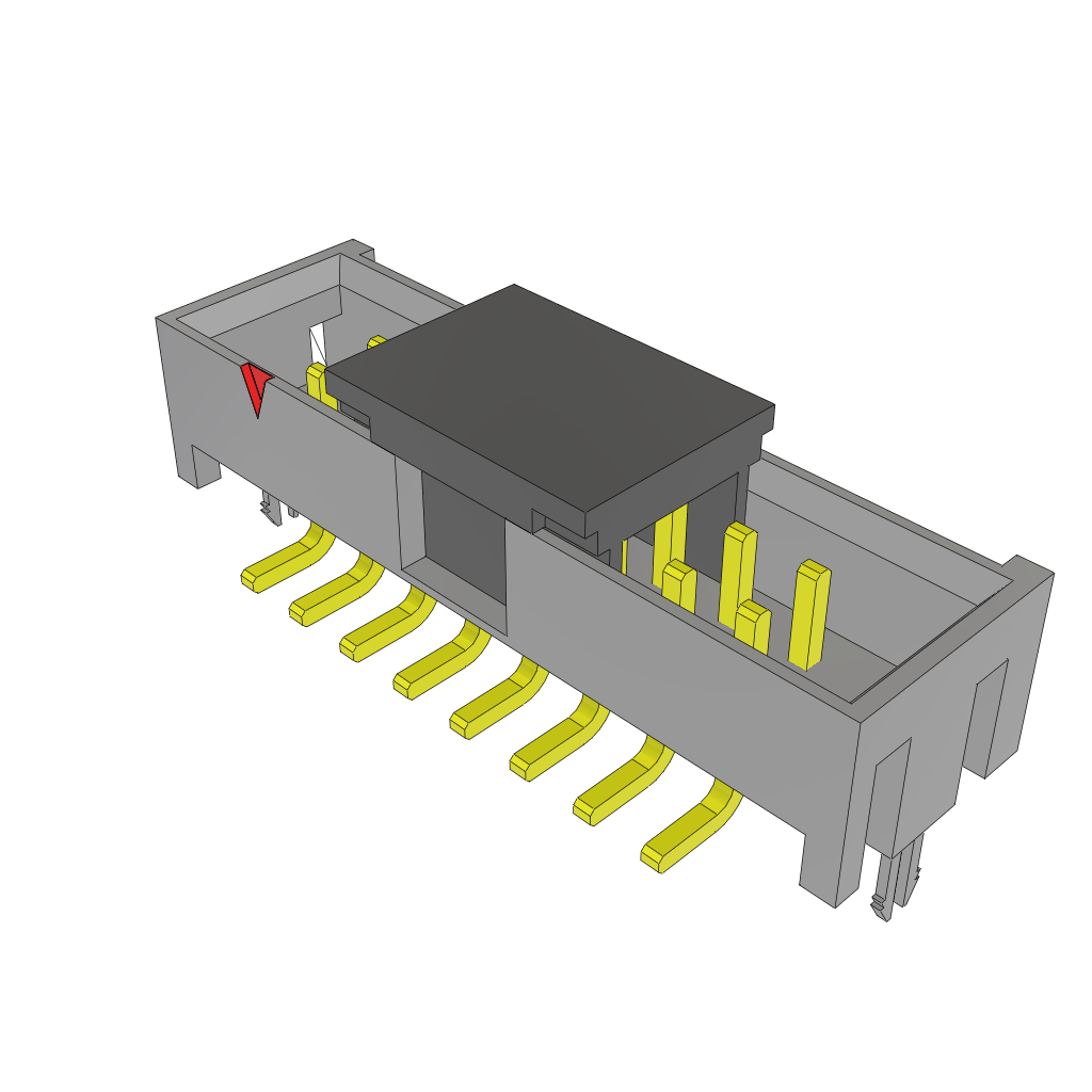 Samtec-STMM-108-01-S-D-SM-LC-P Connector Headers and PCB Receptacles Conn Shrouded Header HDR 16 POS 2mm Solder ST SMD Tube