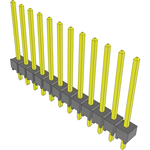 Conn Unshrouded Header HDR 12 POS 2.54mm Solder ST Top Entry Thru-Hole Bulk