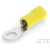 TE Connectivity-1-52266-0 Raccordement de terminaux Ring Tongue Terminal 4AWG Copper Yellow 51.16mm Tin T/R