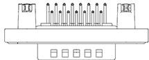 Molex-1731100074 Steckverbinder, D-Sub Conn D-Sub M 15 POS 2.84mm Solder RA Thru-Hole 15 Terminal 1 Port Carton