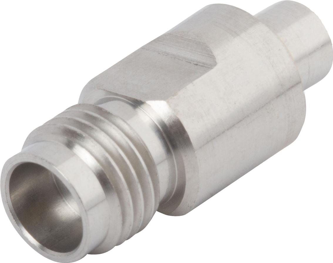 Amphenol-SF1116-6072 RF-Steckverbinder Conn 2.4mm-SMPM Adapter 0Hz to 50GHz 50Ohm ST RCP/PL Gold Over Nickel Tray