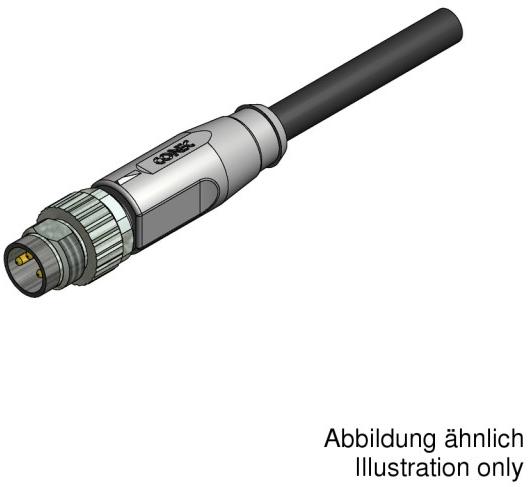 CONEC-42-10012 Andere Kabelbaugruppen Cable Assembly Other M8 Circular, Angled