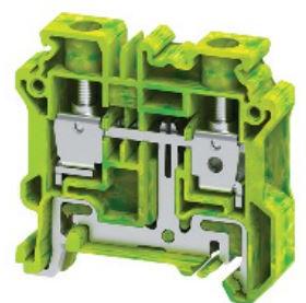 Altech Corporation-CYG10 Connector Terminal Blocks Terminal Block Connector 2 Position Ground Green/Yellow