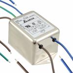 Delta Electronics-03DPCW5S Starkstromleitungsfilter Power Line Filter Switching Transient 50Hz/60Hz 3A 250VAC Wire Lead Flange Mount