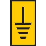 HellermannTyton-561-01734 Kabelmarkierungen Cable Markers Pre-Marked Snap On Polyamide 6/6 Yellow Piece