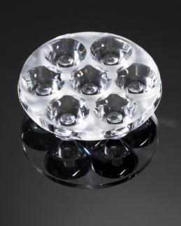 LEDIL OY-C11716_ANNA-40-7-S Optische Linsen Round Optical Lens Clear PMMA Pin/Glue Box