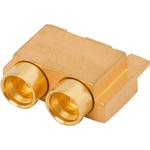 Amphenol SV Microwave-3811-60049 RF-Steckverbinder Conn SMA 0Hz to 65GHz 50Ohm Solder ST Edge Mount PL Gold Over Nickel Tray