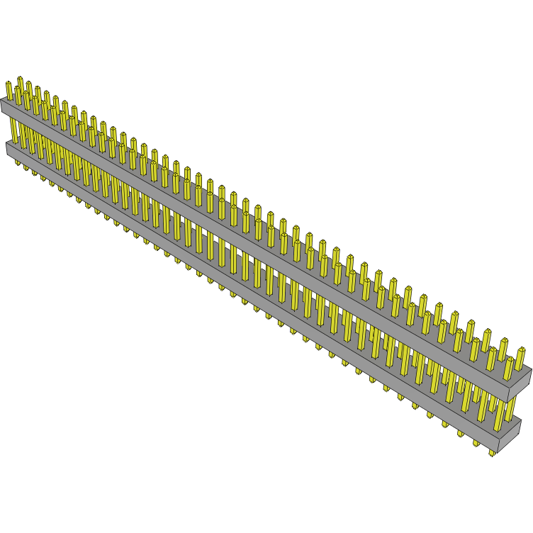 Samtec-TW-42-03-L-D-355-070 Steckverbinderleisten und Leiterplattenbuchsen Conn Board Stacker HDR 84 POS 2mm Solder ST Top Entry Thru-Hole Bulk