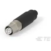 TE Connectivity-1-2823446-4 Connector Circular Conn M12 Circular SKT 4 POS Crimp ST Cable Mount 4 Terminal 1 Port
