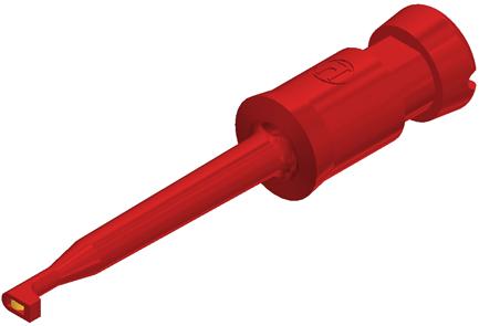 SKS Kontakttechnik-KLEPS 2 RED  Conn Test Probe 1 POS Solder ST Cable Mount 1 Port