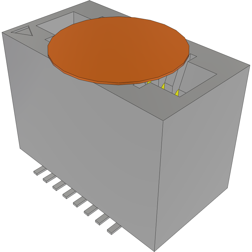 Samtec-MEC1-108-02-F-D-NP-K-TR Connector Card Edge Conn Card Edge SKT 16 POS 1mm Solder ST SMD T/R