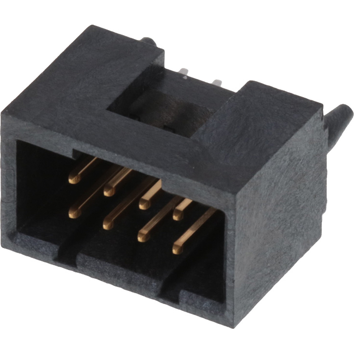 Molex-0015477608 Steckverbinderleisten und Leiterplattenbuchsen Conn Shrouded Header (4 Sides) HDR 8 POS 2.54mm Solder ST Top Entry Thru-Hole C-Grid Tube