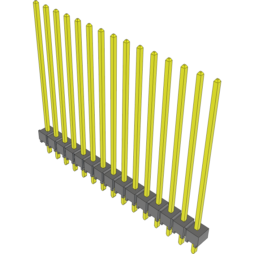Samtec-TSW-115-20-L-S Steckverbinderleisten und Leiterplattenbuchsen Conn Unshrouded Header HDR 15 POS 2.54mm Solder ST Top Entry Thru-Hole Bulk