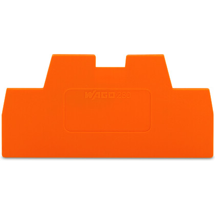 WAGO-280-366 Steckverbinderzubehör Connector Accessories Intermediate Plate Straight Polyamide 6/6 Orange Box