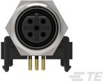 TE Connectivity-4-2172064-2 Connecteur circulaire Conn M12 Circular SKT 5 POS Solder RA Thru-Hole 5 Terminal 1 Port