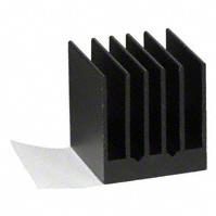 Advanced Thermal Solutions-ATS-54190R-C1-R0 Disipador de calor Heat Sink Passive BGA Straight Adhesive Aluminum 8.42°C/W Black Anodized