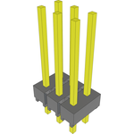 Conn Unshrouded Header HDR 6 POS 2.54mm Solder ST Top Entry Thru-Hole Bulk