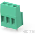 TE Connectivity-282858-2 连接器插头及 PCB 插座 Eurostyle Block F 2 POS 10mm Solder ST Thru-Hole 24A/Contact Box