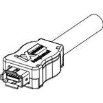 Cable Assembly Ethernet 1m 26AWG IX Industrial Type A 10 POS M Crimp ix Industrial™ Bag