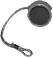 Eaton-GC800-4 Accesorios del conector Connector Accessories Receptacle Dust Cap Straight Stainless Steel Gold Over Nickel