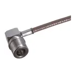 Conn QMA 0Hz to 11GHz 50Ohm Crimp RA Cable Mount M Gold