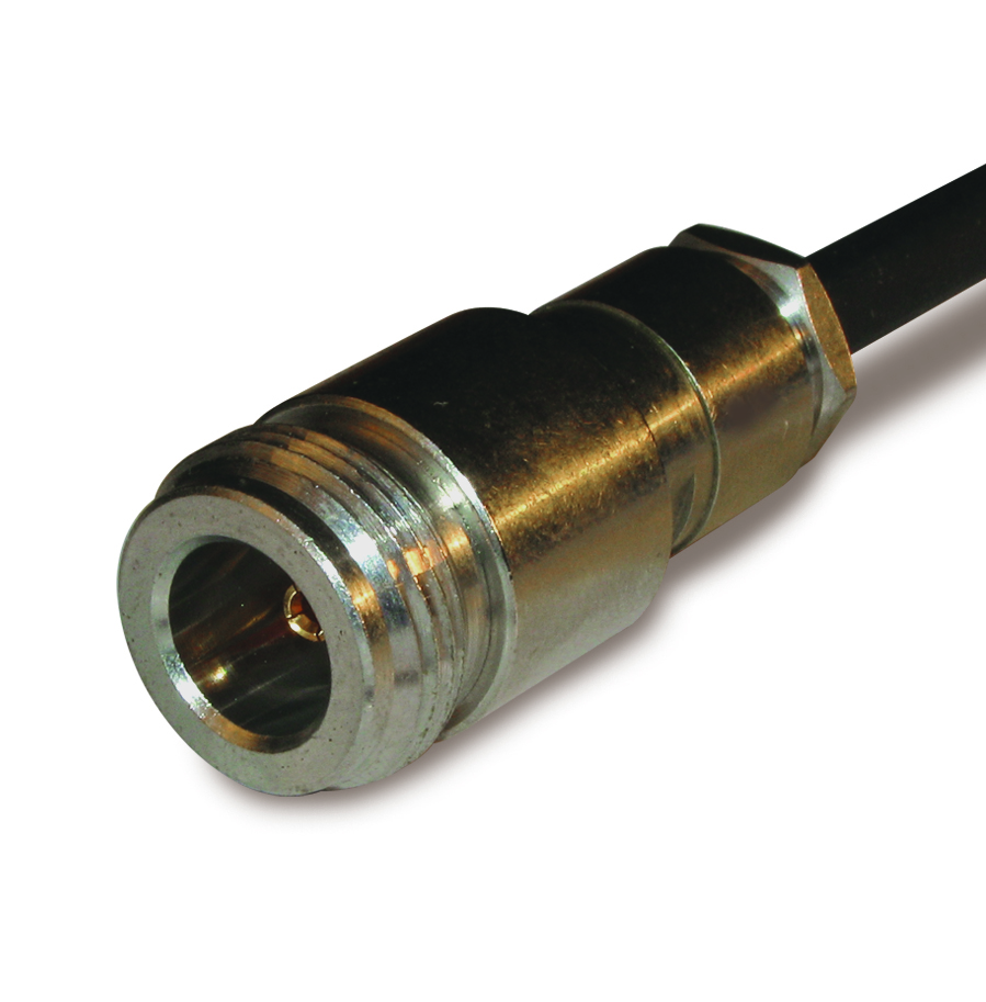 Amphenol RF-082-209 RF-Steckverbinder Conn Type N 0Hz to 18GHz 50Ohm Solder ST Cable Mount RCP Silver