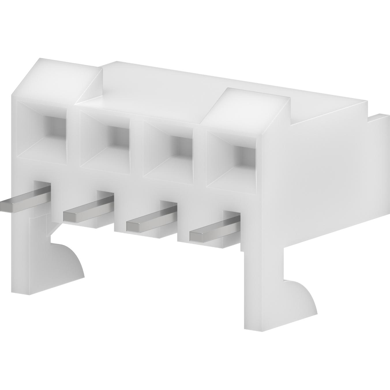 Molex-0009483044 Steckverbinderleisten und Leiterplattenbuchsen Conn Socket Strip RCP 4Power POS 3.96mm Solder ST Bottom Entry Thru-Hole KK 396 Tray
