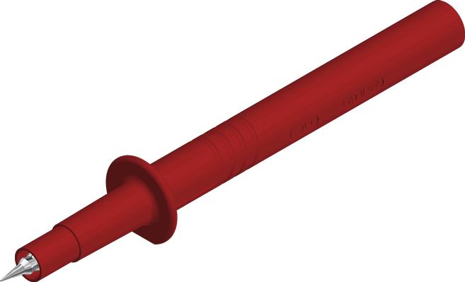 SKS Kontakttechnik-PRUEF 2700 RED  Conn Test Probe M 1 POS ST Cable Mount 1 Port