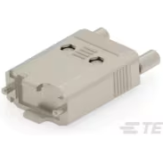 TE Connectivity-174469-3 Schrumpfbalgenadapter Backshell/Cable Clamp 180° 1 Shell Size Nickel Acrylonitrile Butadiene Styrene