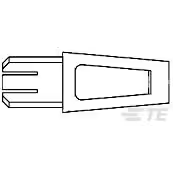 TE Connectivity-928036-1 Accessori per connettori Connector Accessories Latch Straight Polyetherimide Grey Carton