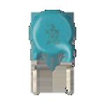 Murata Manufacturing-DEBB33F101KDDB Kondensator, keramisch, einlagig Cap Ceramic Single 100pF 3150V B 10% (5 X 6mm) Radial Disc 7.5mm 85°C Bulk