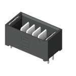 Conn Ultra Micro Terminal Strip HDR 4Power POS 2mm Solder ST SMD T/R