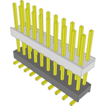 Conn Board Stacker HDR 20 POS 2.54mm Solder ST Top Entry SMD Tube