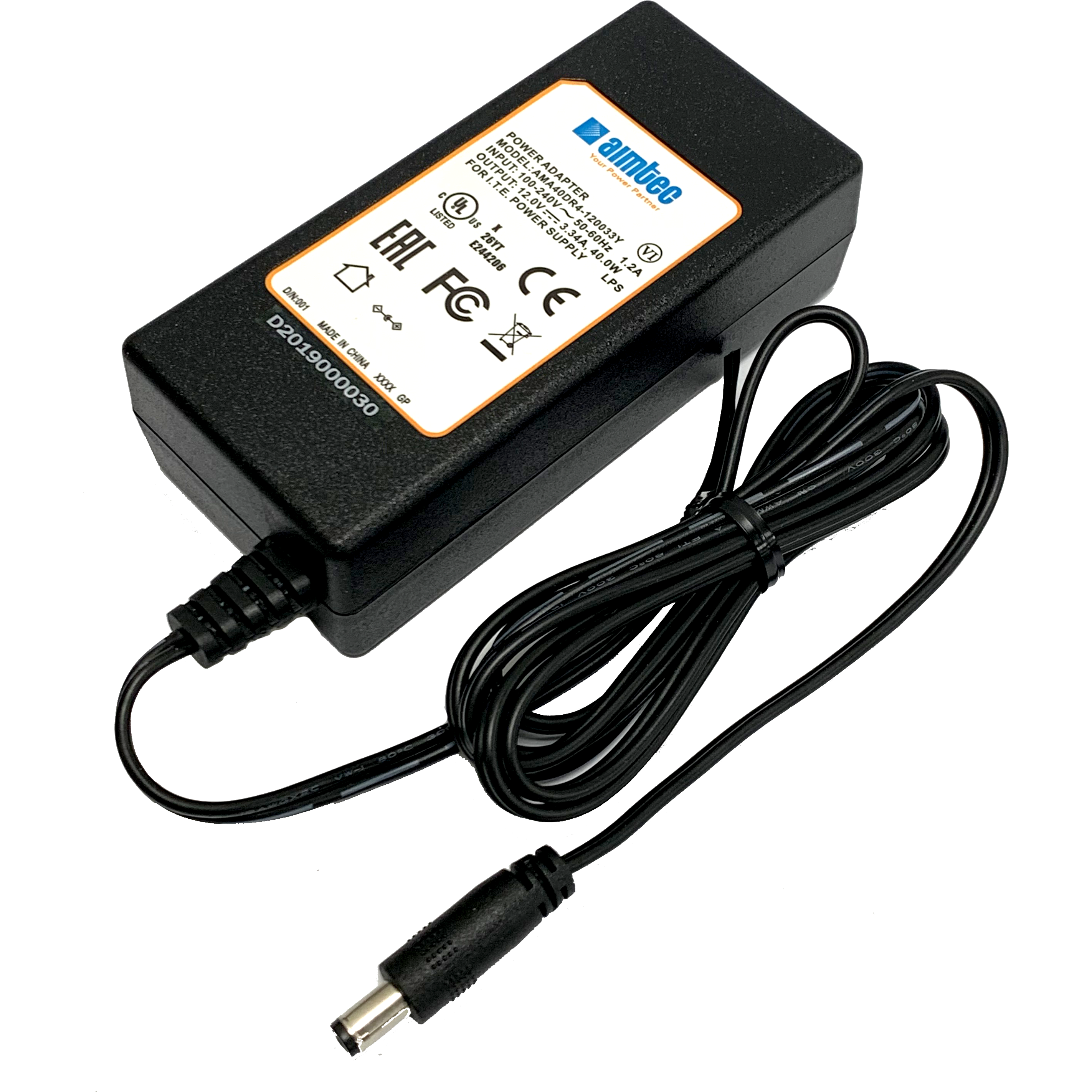 Aimtec-AMA40DK1-120033Y Adattatore esterno plug-in Industrial Grade AC/DC Adapter