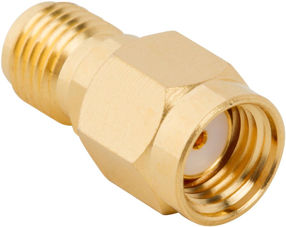 Amphenol RF-132171RP-RP RF-Steckverbinder Conn SMA Adapter 0Hz to 18GHz 50Ohm ST PL Gold