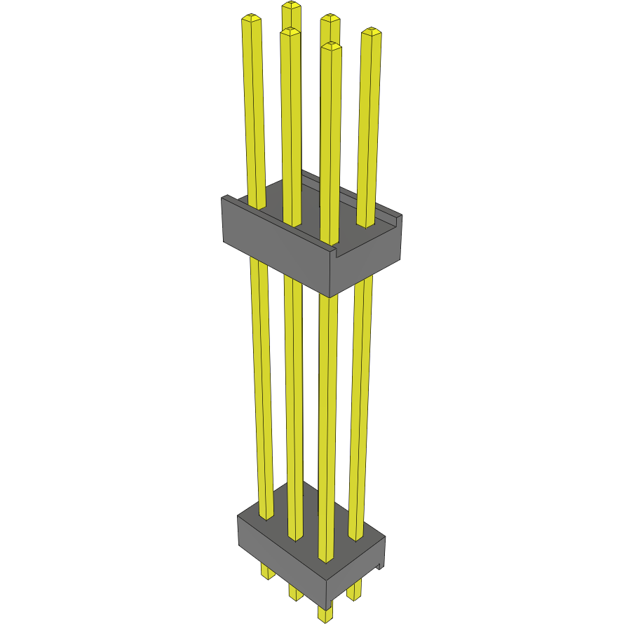 Samtec-DW-03-14-L-D-955 Steckverbinderleisten und Leiterplattenbuchsen Conn Board Stacker HDR 6 POS 2.54mm Solder ST Thru-Hole Bulk
