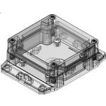 Serpac Electronic Enclosures-RBF33P06C08B null Black Polycarbonate Flange Mount Plastic Box Enclosure with Flanged Base