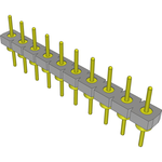 Conn Unshrouded Header HDR 10 POS 2.54mm Solder ST Top Entry Thru-Hole Tube