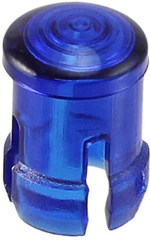 Visual Communications-SMB_200_BTP Optische Linsen Round Optical Lens Blue Polycarbonate