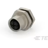 TE Connectivity-2232331-1 圆形连接器 X-Code Rear Mount PCB Connector, Female