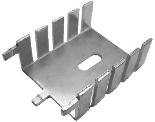 Advanced Thermal Solutions-ATS-PCB1062 Dissipateur thermique Heat Sink Passive TO-220 Finger Thru-Hole Copper 7°C/W Tin