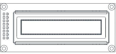 Vishay-OLED-100H016C-RPP5N00000 OLED-Module Red OLED Display Graphic Display Parallel Interface 5V 16-Pin