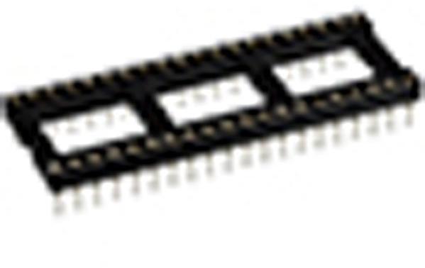 CnC Tech, LLC-211-1-40-006 Enchufe del conector Conn IC Socket SKT 40 POS 2.54mm Solder ST Thru-Hole