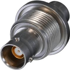 Cinch Connectivity Solutions-BJ73 Conector RF Conn Twinax/Triax Adapter 0Hz to 0.5GHz ST Panel Mount RCP/RCP Gold