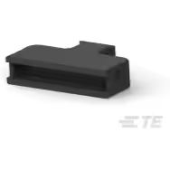 TE Connectivity-2-552008-1 Accessori per connettori Connector Accessories Strain Relief Cover Straight Polyphenylene Oxide Black Kit