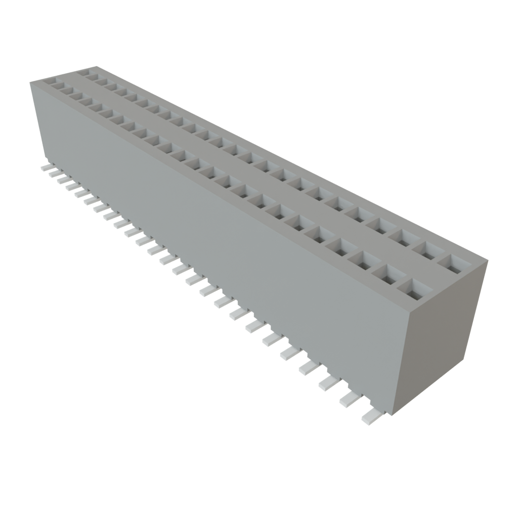 Samtec-RSM-125-02-L-D Connector Headers and PCB Receptacles Conn Socket Strip SKT 50 POS 1.27mm Solder ST SMD Tube